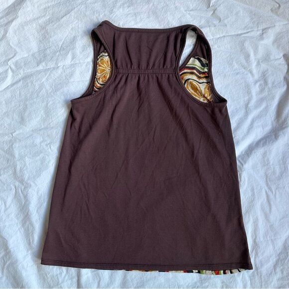 Maurices Red and Yellow Sleeveless Tank Top with Graphic Design - Picture 2 of 6